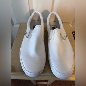 Vans True White Slip-On Shoes NWT